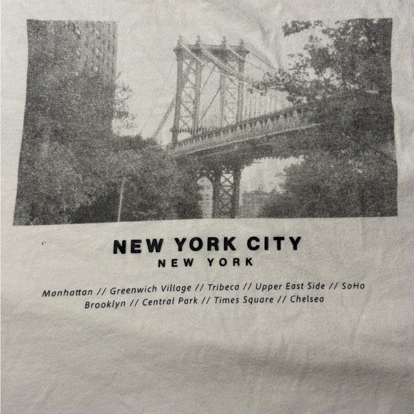 Abercrombie &Fitch New York City Short Sleeve T Shirt Sz.S Unisex Y2K Trendy - Picture 2 of 6